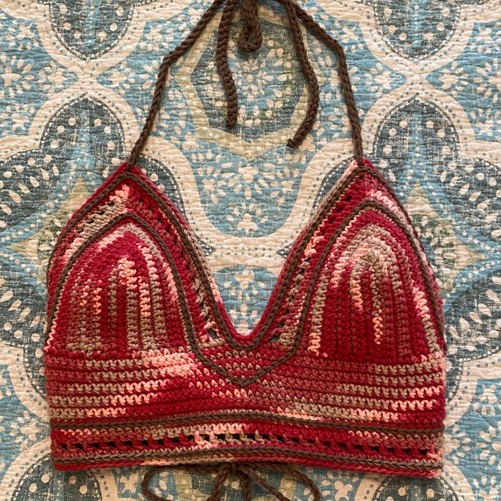 Handmade Crochet Festival Top